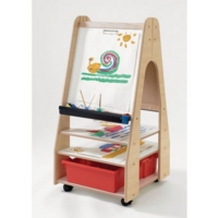 2 Sided Mobile Storage Easel