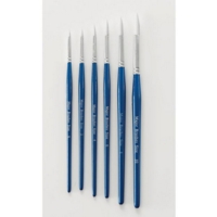 Wht Synth Sable Brushes Size 0