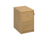 O/Style Deluxe Exec Filing Cab 2Drw Oak