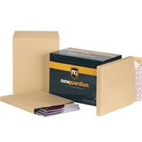 New Guardian Envelope P/Seal 381x254x25mm Manilla (Pack of 100) M27466