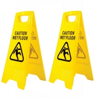 Wet Floor Signs A-Frame Pk2