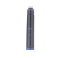 Universal Short Fountain Pen Ink Cartridges Blue Pk25