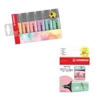 Stabilo Highltrs Astd Pastel P6 FOC P3