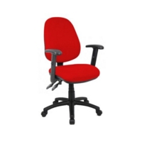 Vantage 102 Adj Arm Op Chair Red