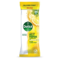 Dettol MPPS CLNG WIPES X105 PK3