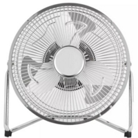 9" Chrome Tilting Desk Fan