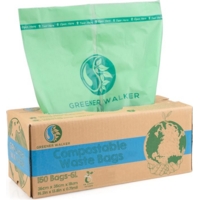 Greener Walker 6L-150 Bags 100% Compostable Bin Liners