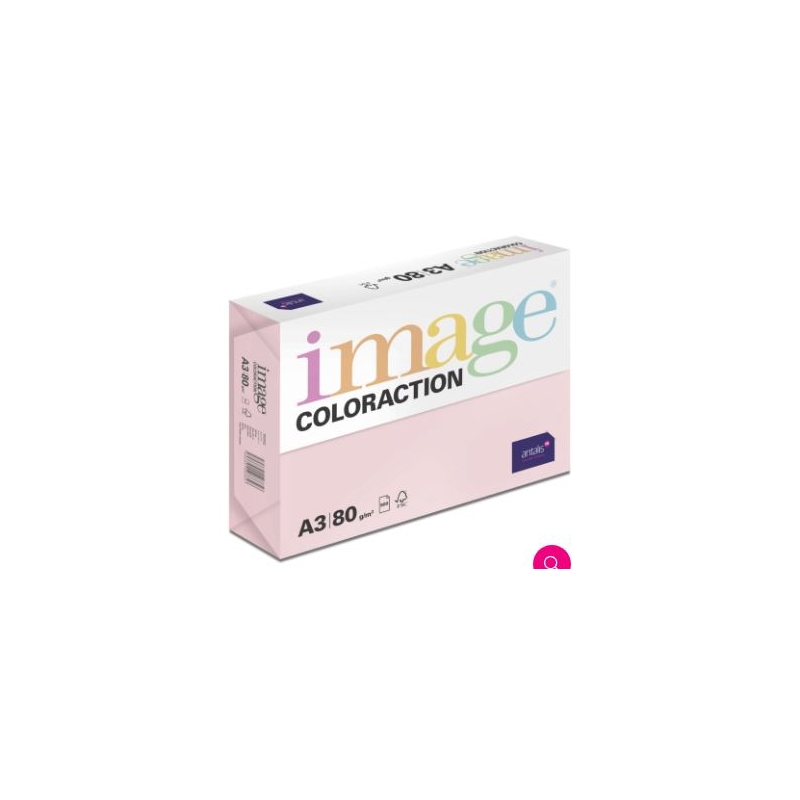 Coloraction Paper 80gsm Pale Pink (Tropic) A3 Pk500