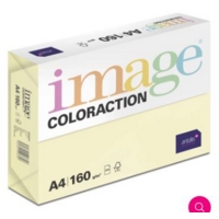 Coloraction Card 160gsm Pale Yellow (Desert) A4 Pk250