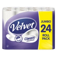 Velvet Comfort Toilet Roll 2Ply Pk24