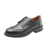 Beeswift S1 Brogue Shoes Black Sz6