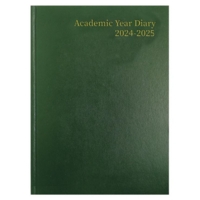 Academic Diary WTV A5 Green 2024-25