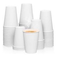 7oz White Paper Disposable Water Cup Pk100