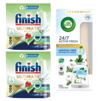 2 Finish Tabs Get Air Wick Set FOC