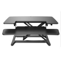 SORA HEIGHTADJUSTABLE SIT STAND DESK WORKSTATION BLACK