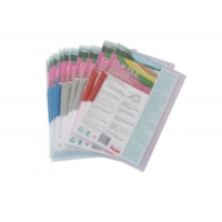 Pentel Recycology A4 Clip Files Assorted PK10