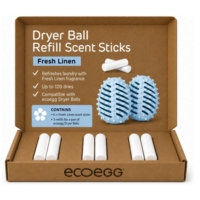 Ecoegg Dryer Ball Refill Scent Sticks Fresh Linen | 6 Refill
