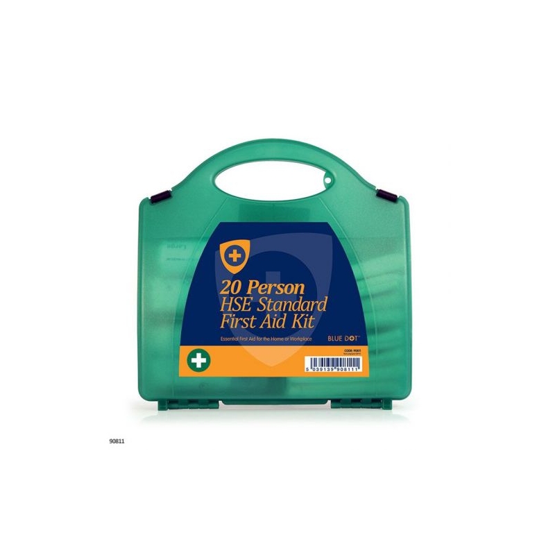 Blue Dot Eclipse HSE 20 Person First Aid Kit Green - 90811