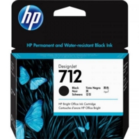 HP 3ED71A 712 BLACK INK CARTRIDGE 80ML