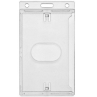 100x Clear Enclosed Rigid with Ejection Slot Closed