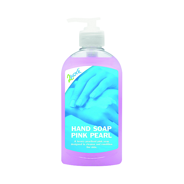 2Work Hand Soap 300ml Pink Pearl (6 Pack) 2W07294