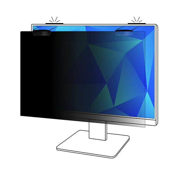 3M Privacy Filter for 21.5 Inch Full Screen Monitor with COMPLYMagnetic Attach 16:9 PF215W9EM