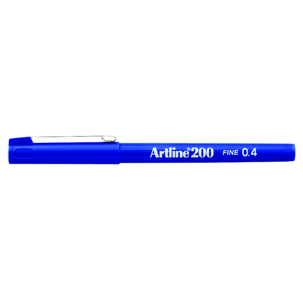 Artline 200 Fineliner Pen Fine Blue (12 Pack) A2003