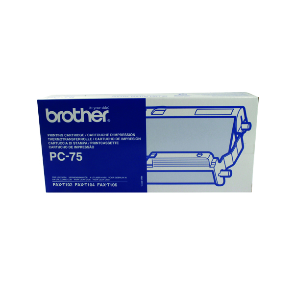 Brother Thermal Transfer Ribbon Ink Film Black PC75