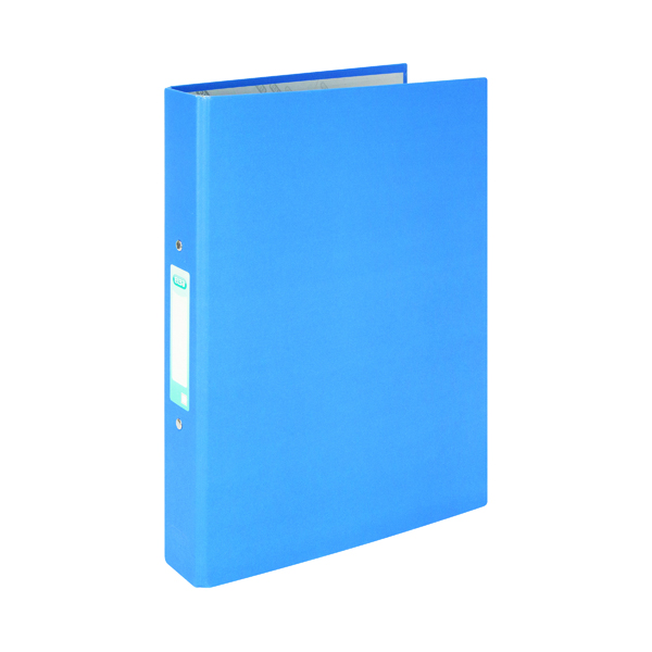 Elba 25mm Ring Binder Paper Over Board A4 Blue (10 Pack) 400033496