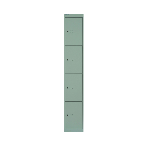 Bisley 4 Door Locker 305x457x1802mm Goose Grey BY02537