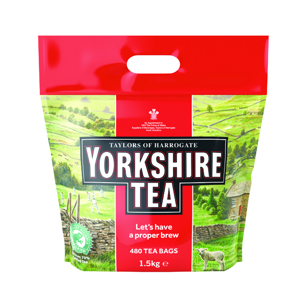 Yorkshire Tea Soft Water Tea Bags (Pack of 480) 1127