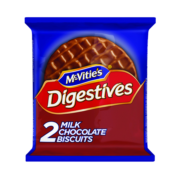 McVitie's Milk Chocolate Digestives 33g (Pack of 24) 32404