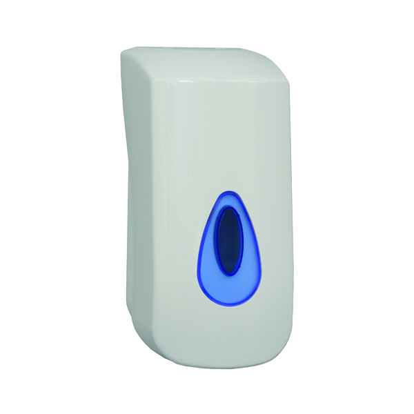 2Work Bulk Fill Hand Soap Dispenser White CPD04903