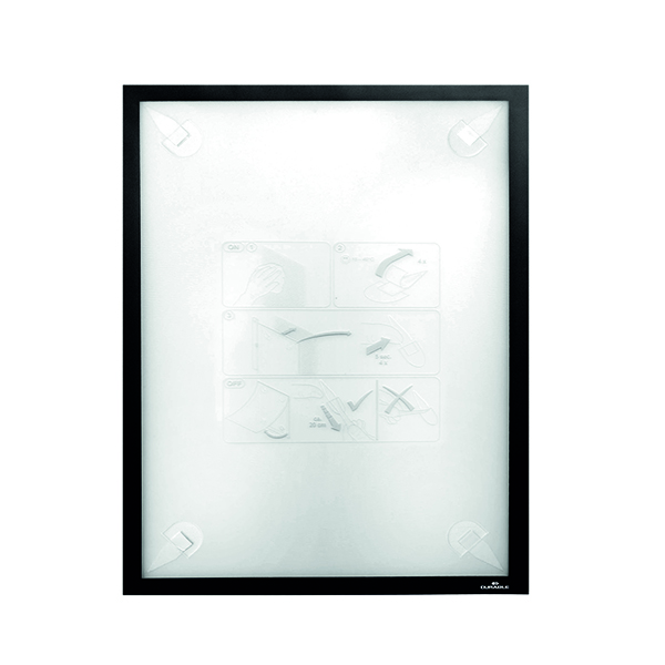 Durable Duraframe Wallpaper Info Frame A3 Black 4844