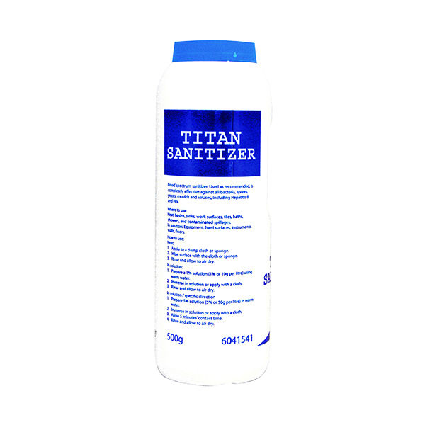 Titan Sanitiser Detergent Powder 500g 100884197
