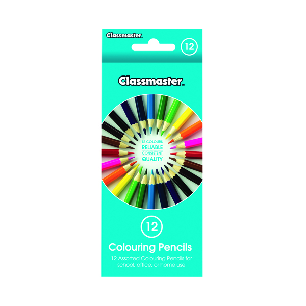 Classmaster Colouring Pencils Assorted (Pack of 12) CPW12