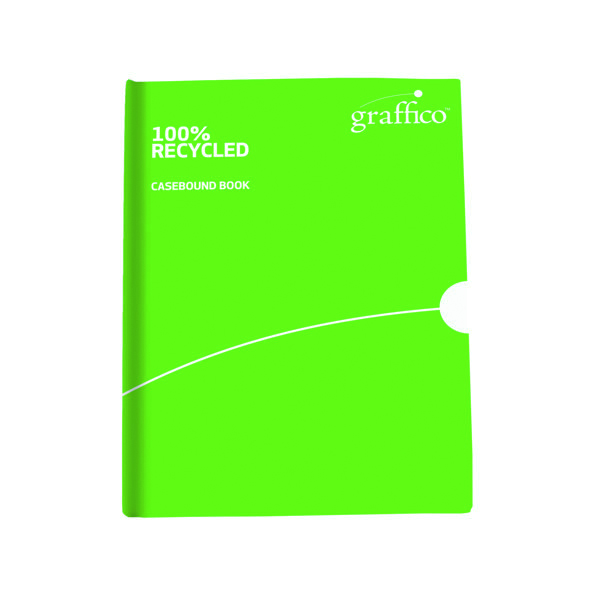 Graffico Recycled Casebound Notebook 160 Pages A4 EN08054