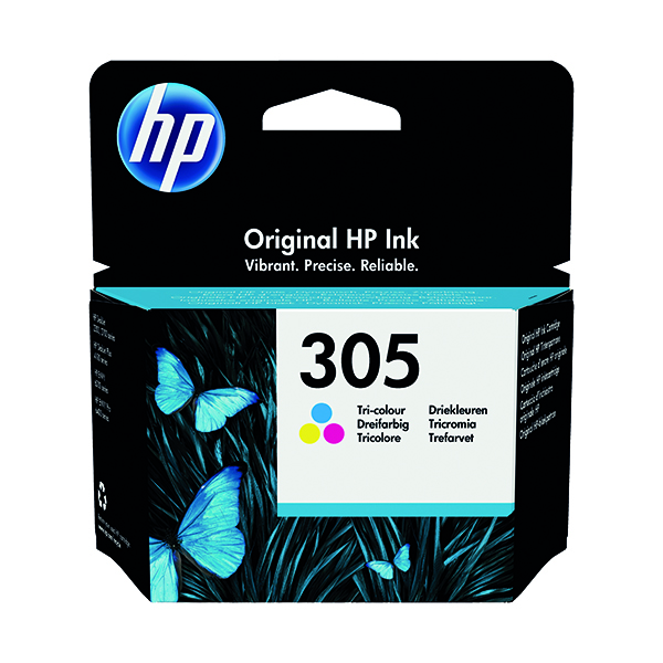HP 305 Original Ink Cartridge Tri Colour 3YM60AE
