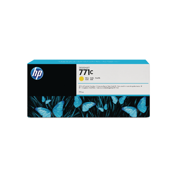 HP 771C DesignJet Ink Cartridge 775ml Yellow B6Y10A