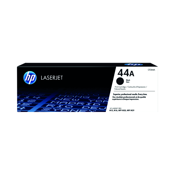 HP 44A Original Laserjet Cartridge Black (Capacity: 1000 pages) CF244A