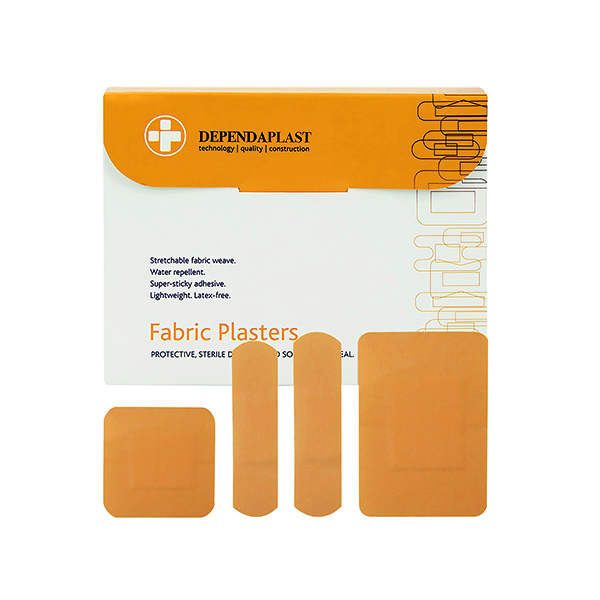 Reliance Medical Dependaplast Fabric Plasters Assorted Sizes (Pack of 100) 516