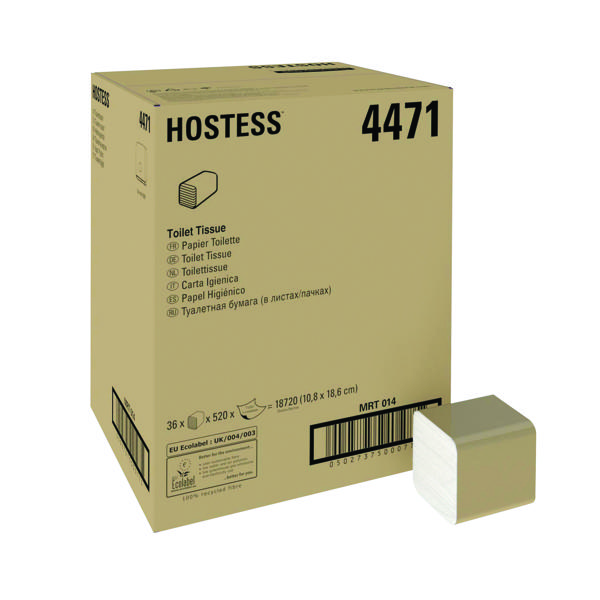 Hostess Bulk Pack Toilet Tissue 520 Sheets (36 Pack) 4471