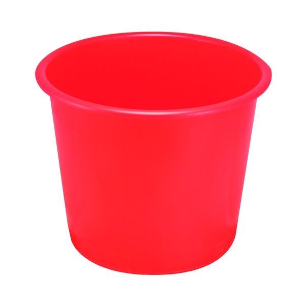 Q-Connect Waste Bin 15 Litre Red CP025KFRED