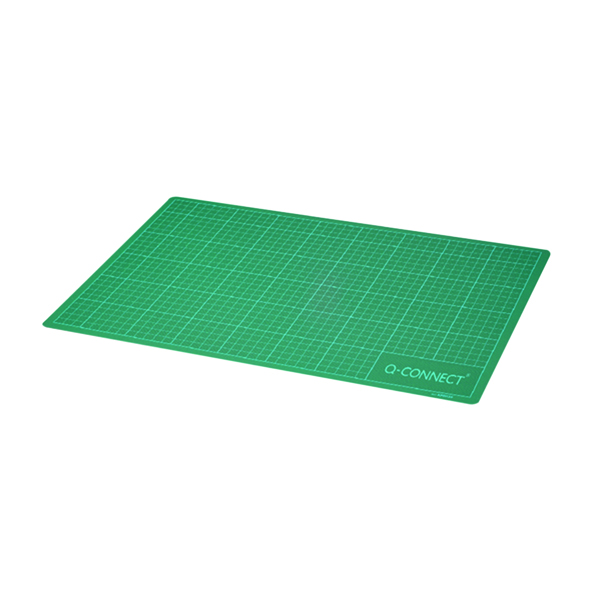 Q-Connect Cutting Mat Non-Slip PVC A1 Green KF01138