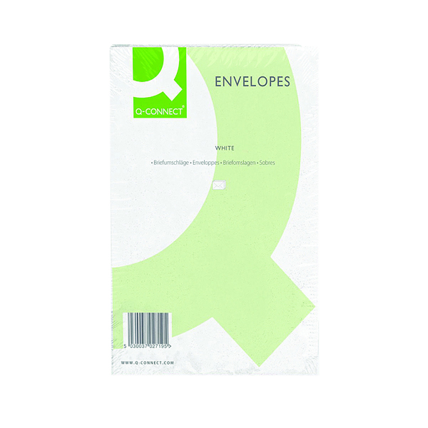 Q-Connect C4 Envelopes Peel and Seal 100gsm White (250 Pack) 1P27