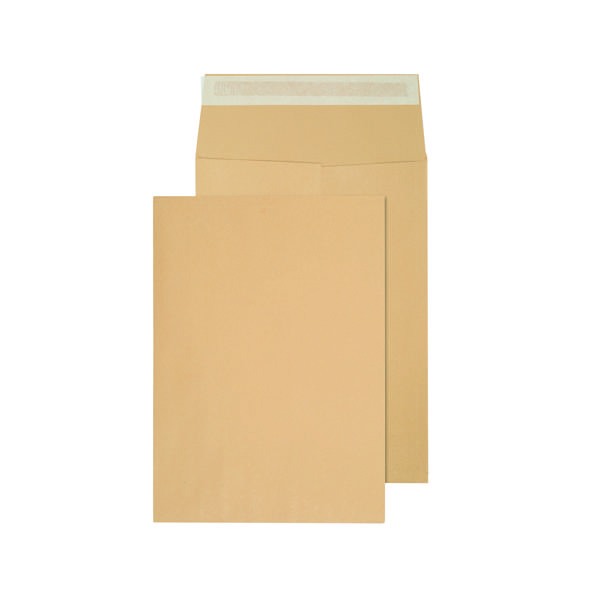 Q-Connect Gusset Envelope 352x250x25mm Manilla B4 (Pack of 125) KF08898
