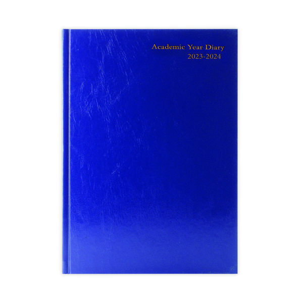 Academic Diary Day Per Page A5 Blue 2023-2024 KF1A5ABU23