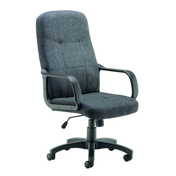 Arista Franca High Back Executive Chair 700x660x1180mm Charcoal KF50161