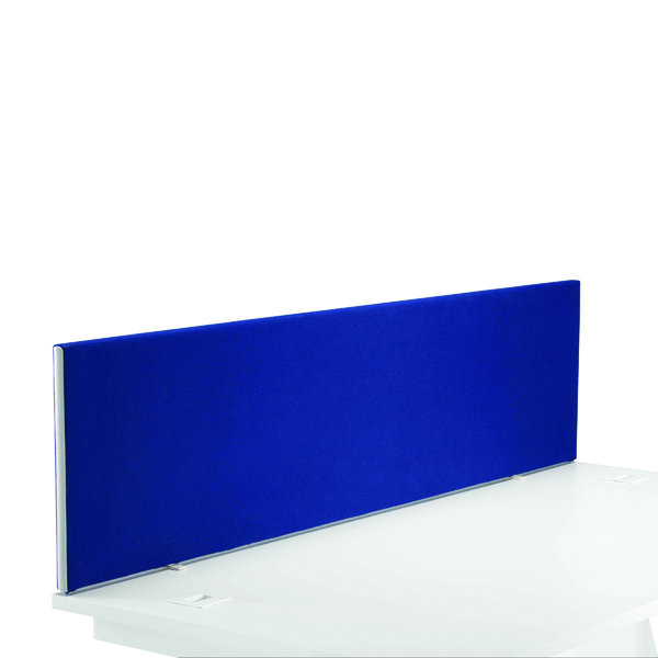 First Desk Mounted Screen 1600x25x400mm Special Blue KF74840