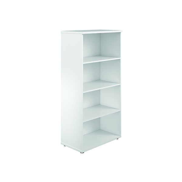 Jemini Wooden Bookcase 800x450x1600mm White KF810544